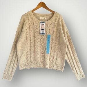 🎉5 for $45🎉 NWT Lucky Brand sweater pullover size L